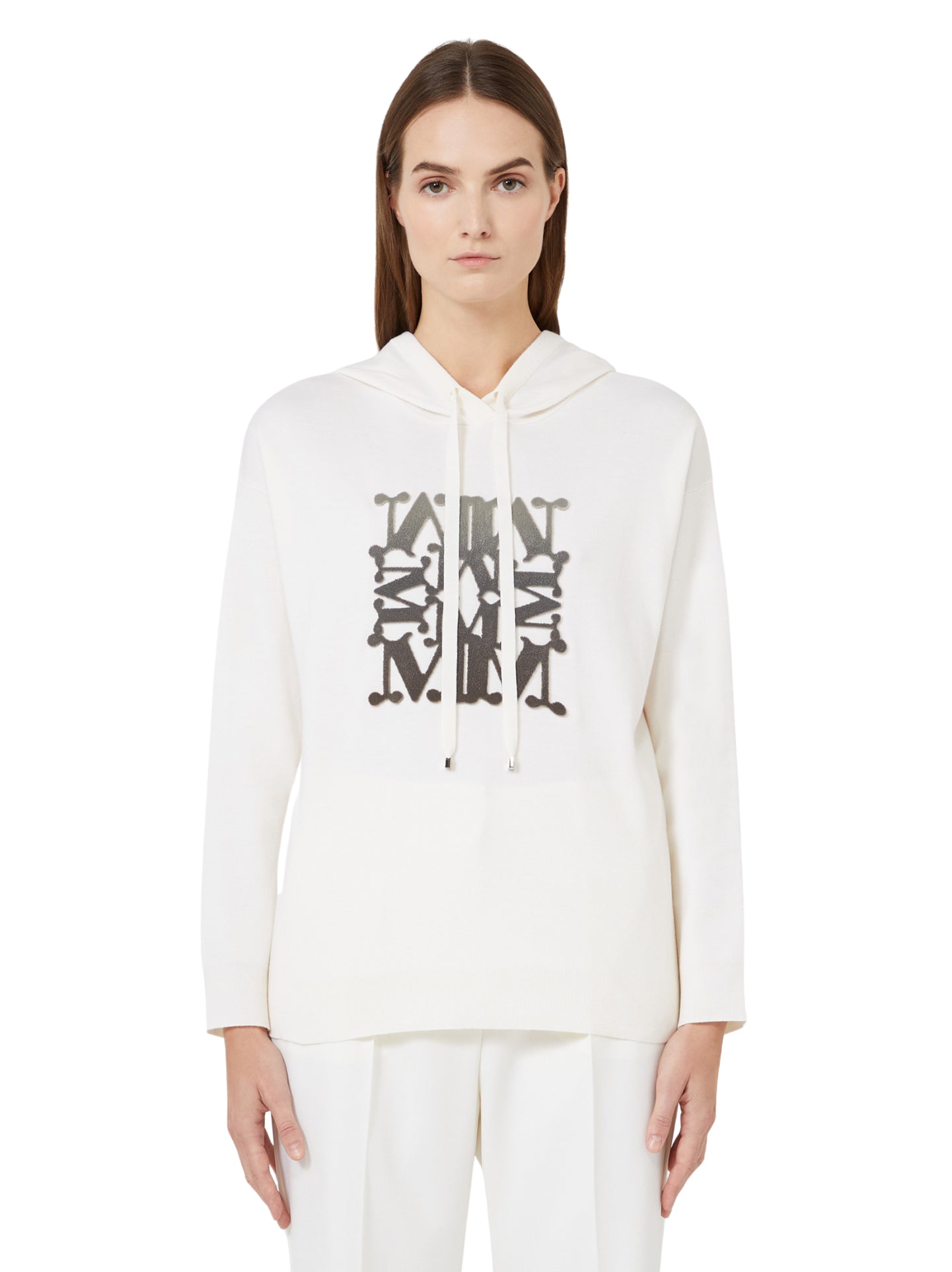Felpa over in lana con ricamo 2521366222600TADDEO011 MAX MARA