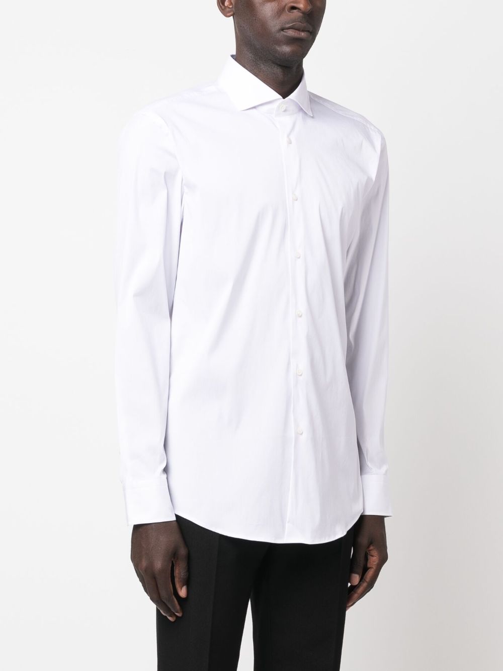 Camicia con colletto ampio 