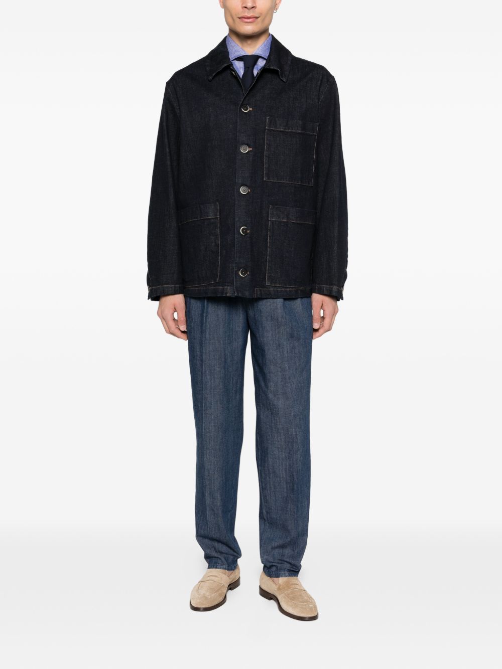 BRUNELLO CUCINELLI MM6840627C110DENIM