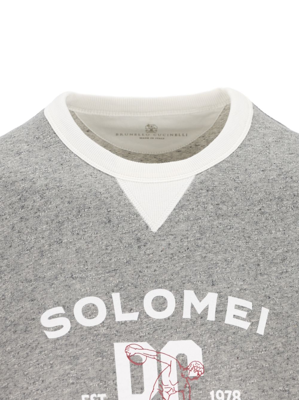 BRUNELLO CUCINELLI MR8313378GCDH41GRIGIO+OFFWHITE
