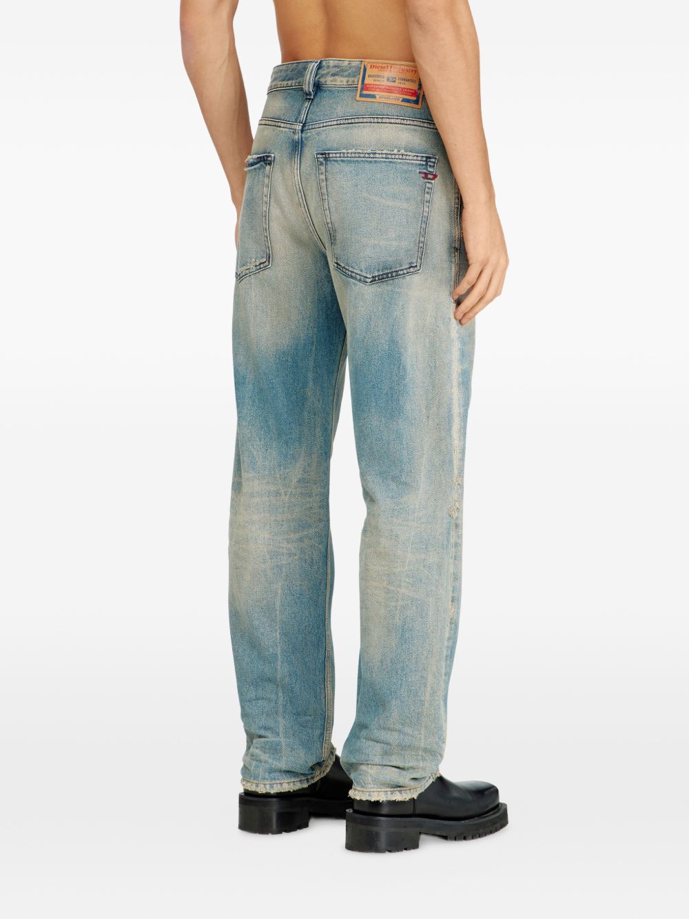 Jeans con effetto schiarito D-Macs 