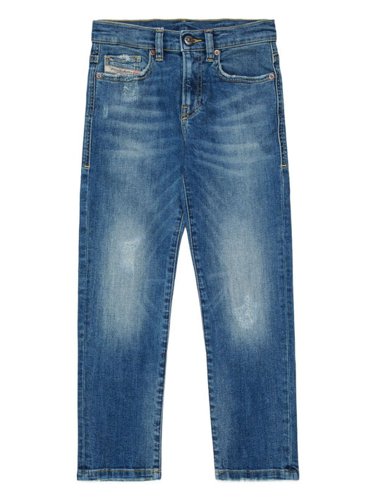 Jeans con effetto vissuto 