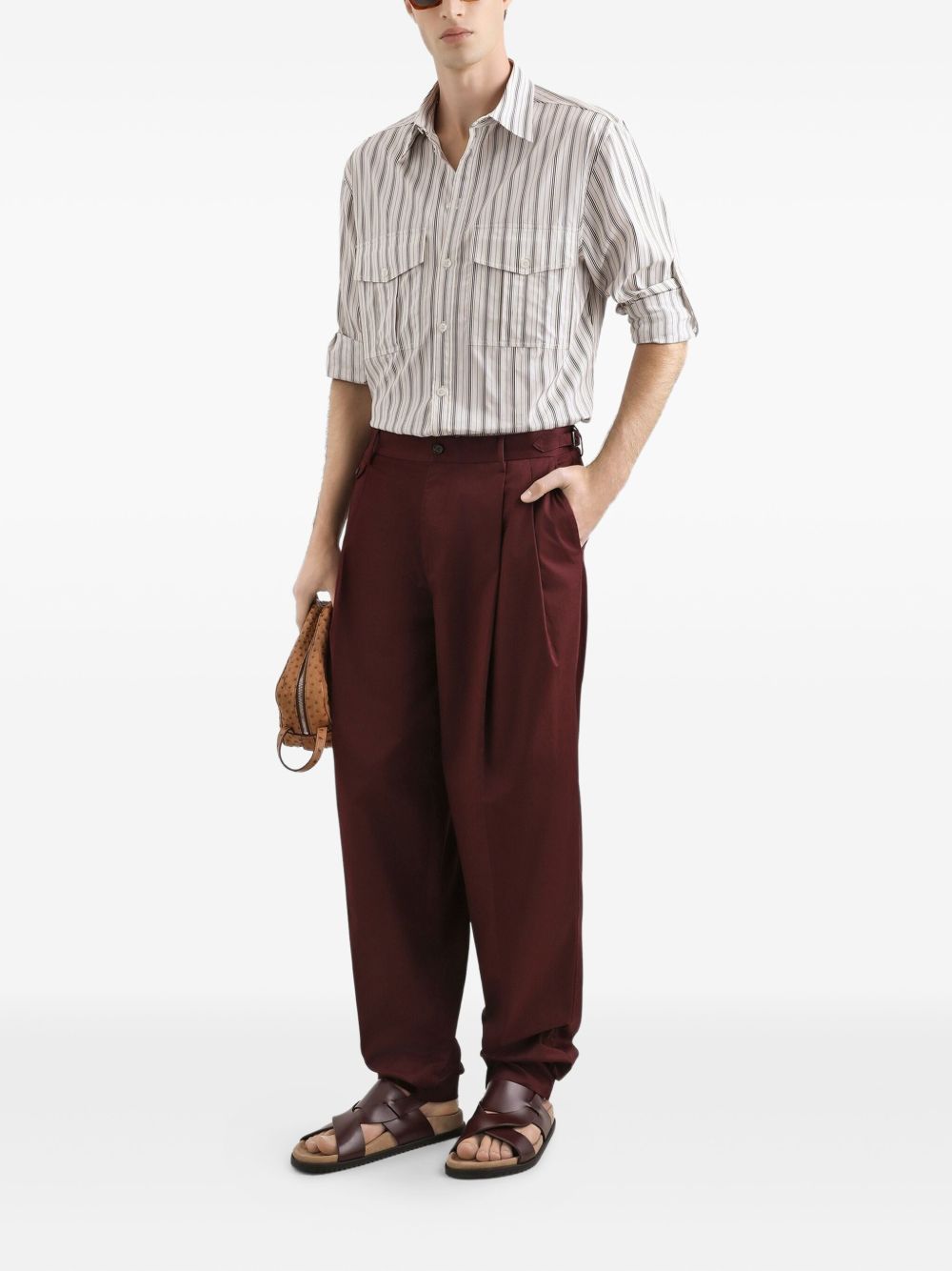 Pantaloni plissé GP1B9TFUFJRM5039 DOLCE & GABBANA