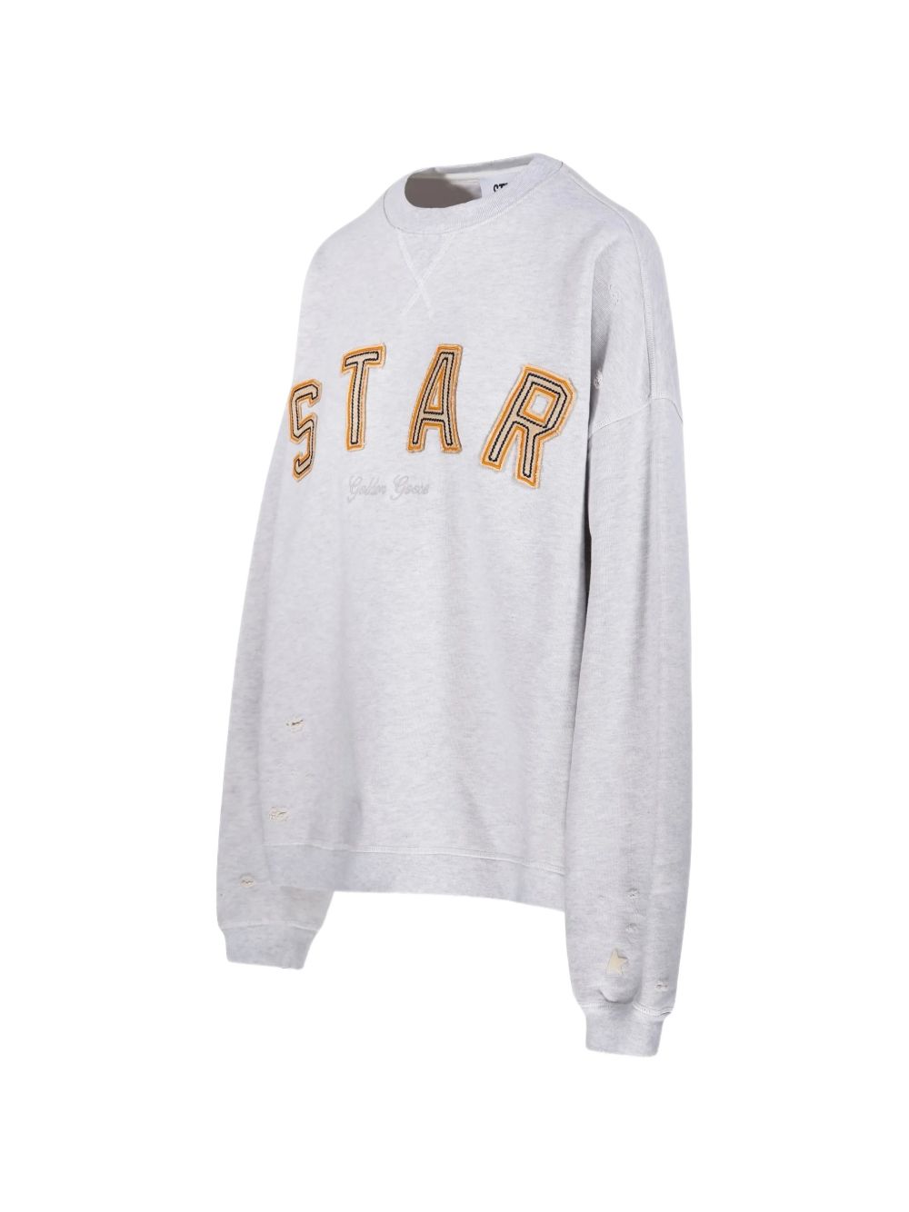 Felpa con stelle ricamate 
