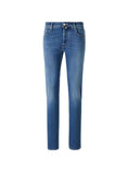 Load image into Gallery viewer, Jeans con applicazione logo 
