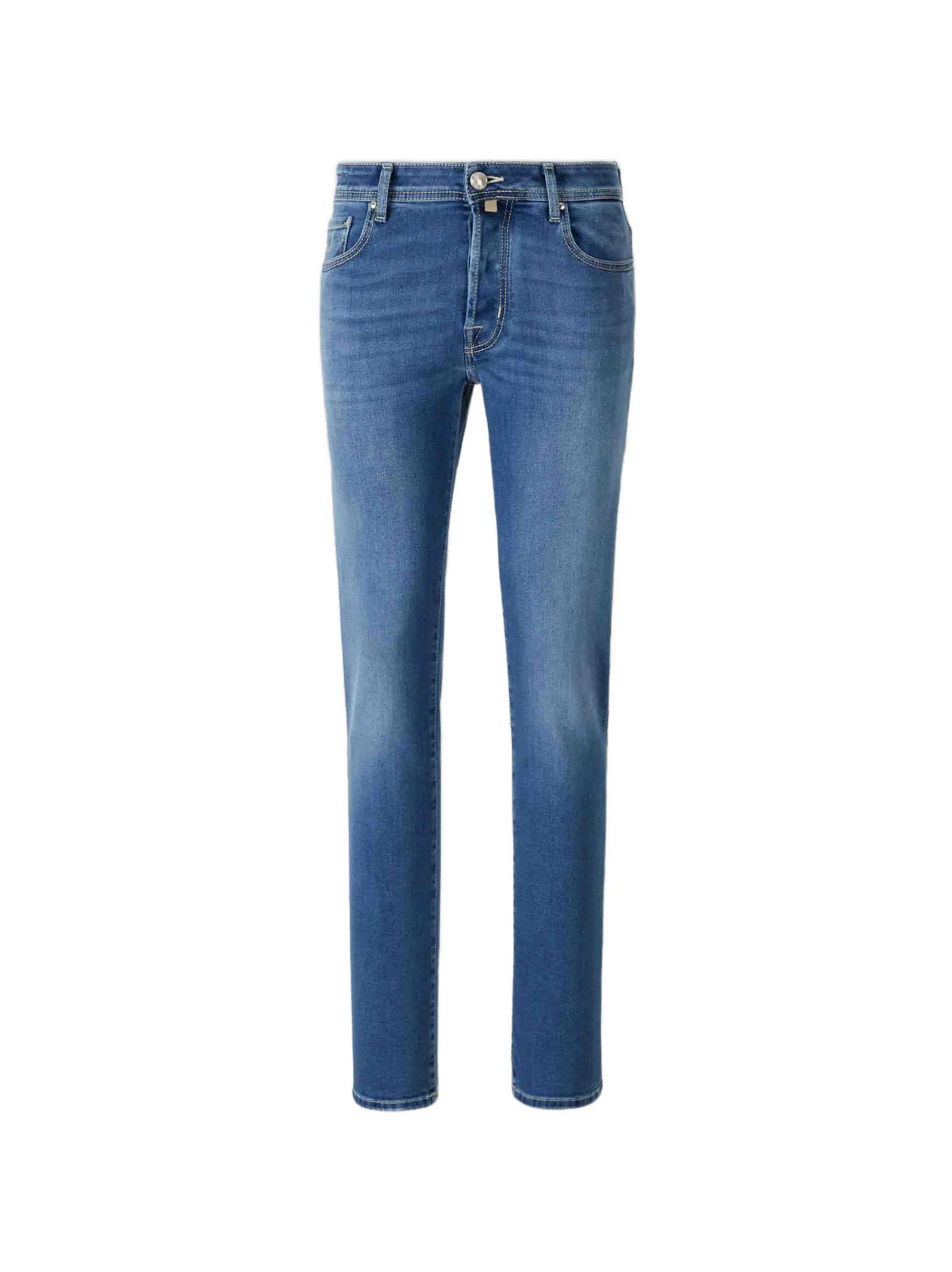 Jeans con applicazione logo 