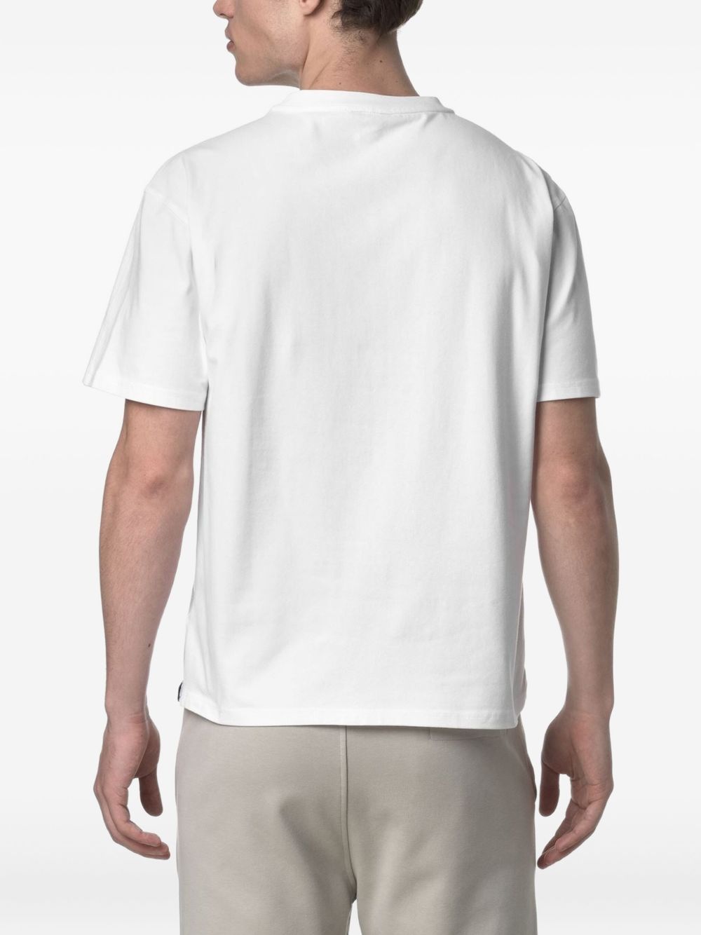 T-shirt girocollo in cotone 