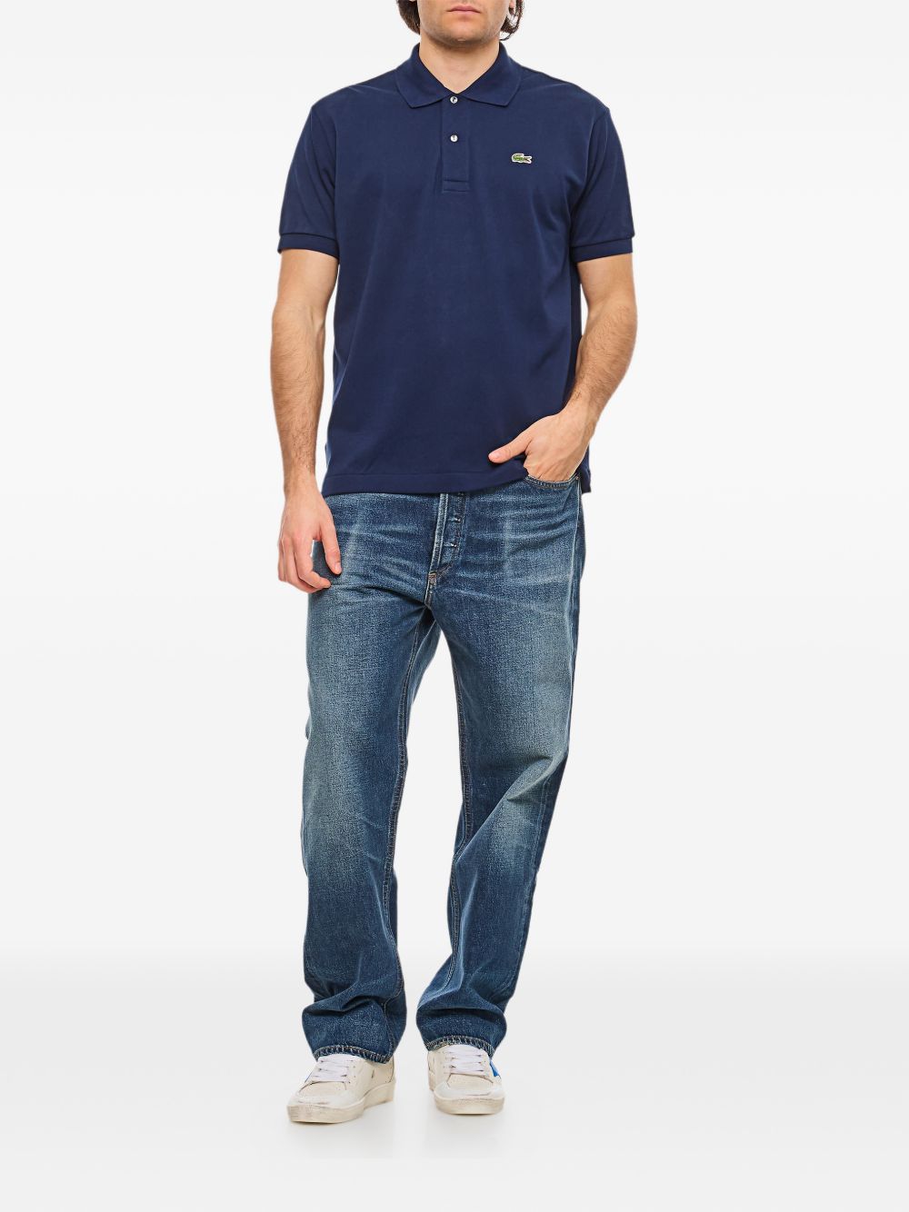 Polo con logo ricamato 