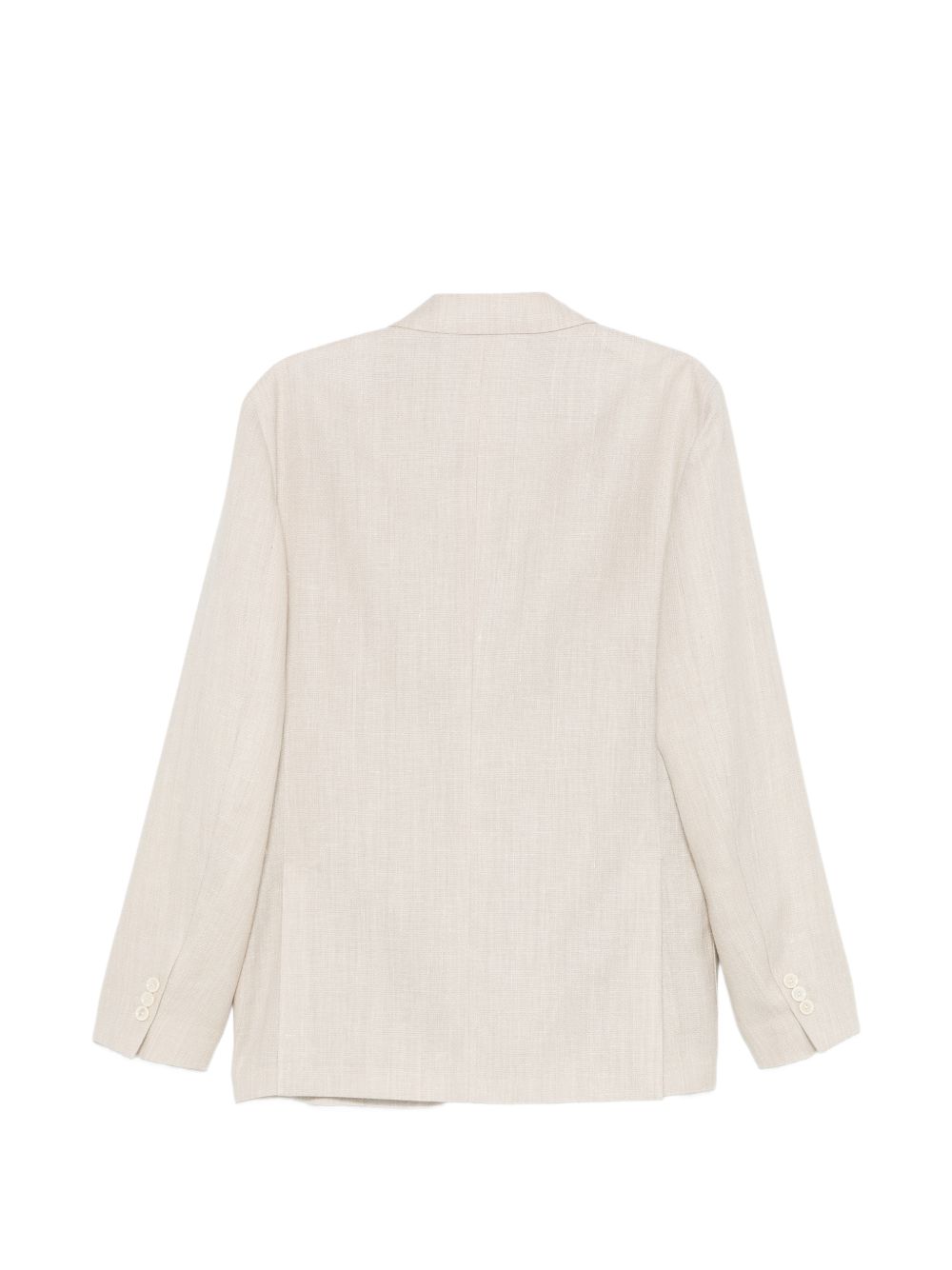 blazer monopetto con spilla a forma di fiore 