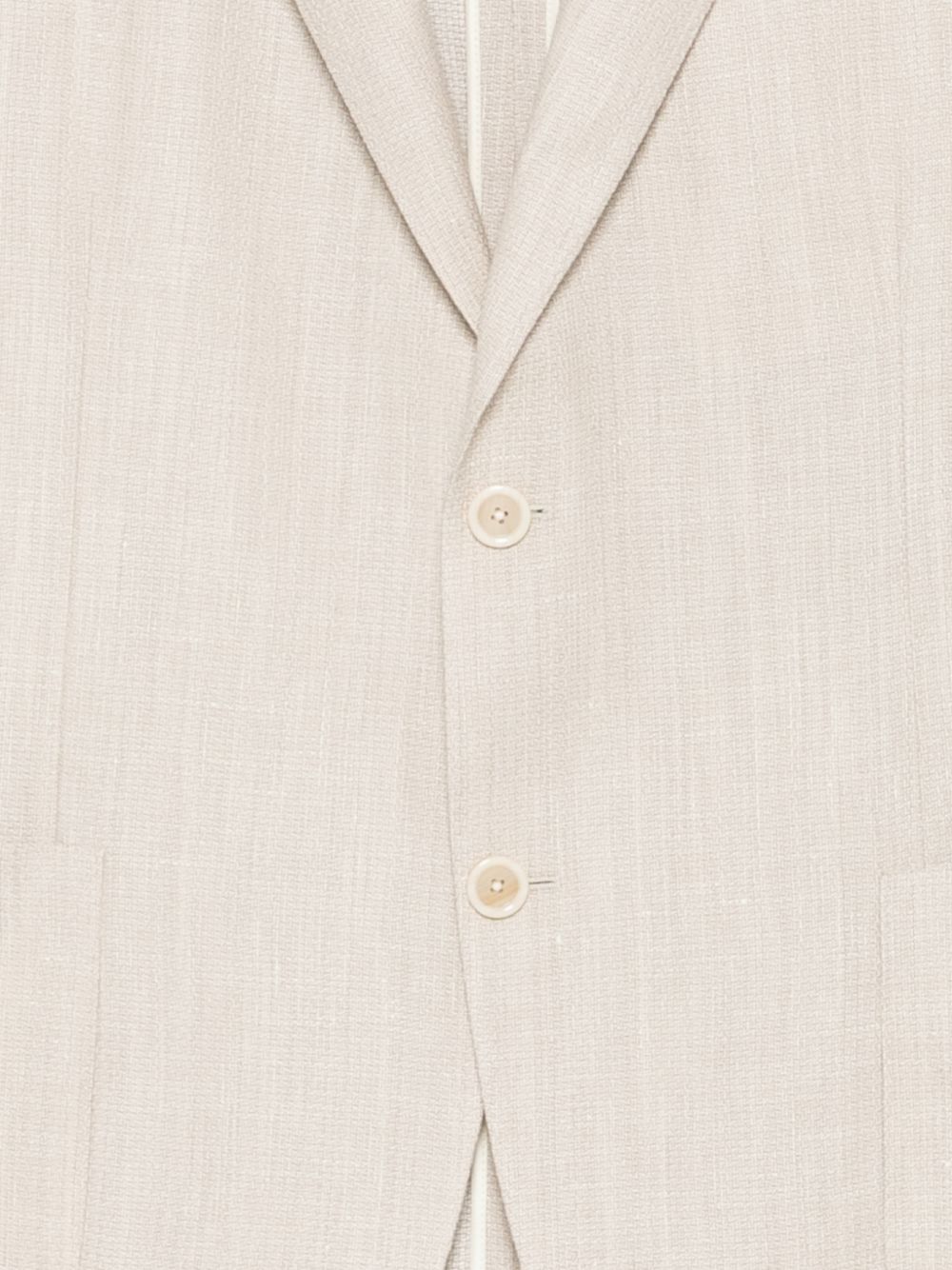 blazer monopetto con spilla a forma di fiore 