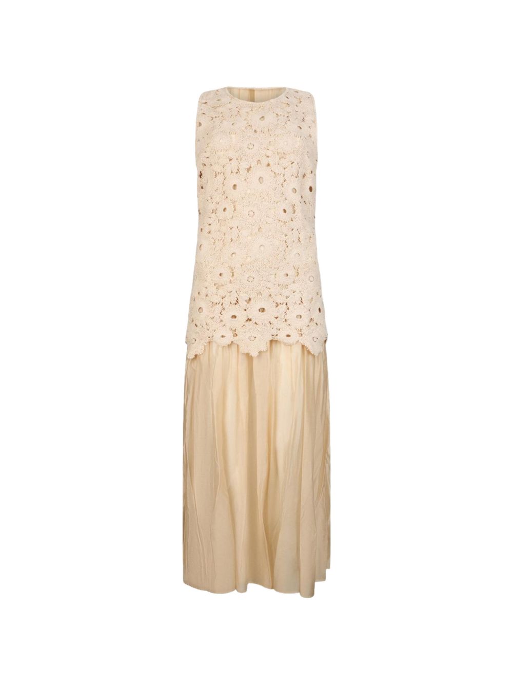 Abito midi in macramé 