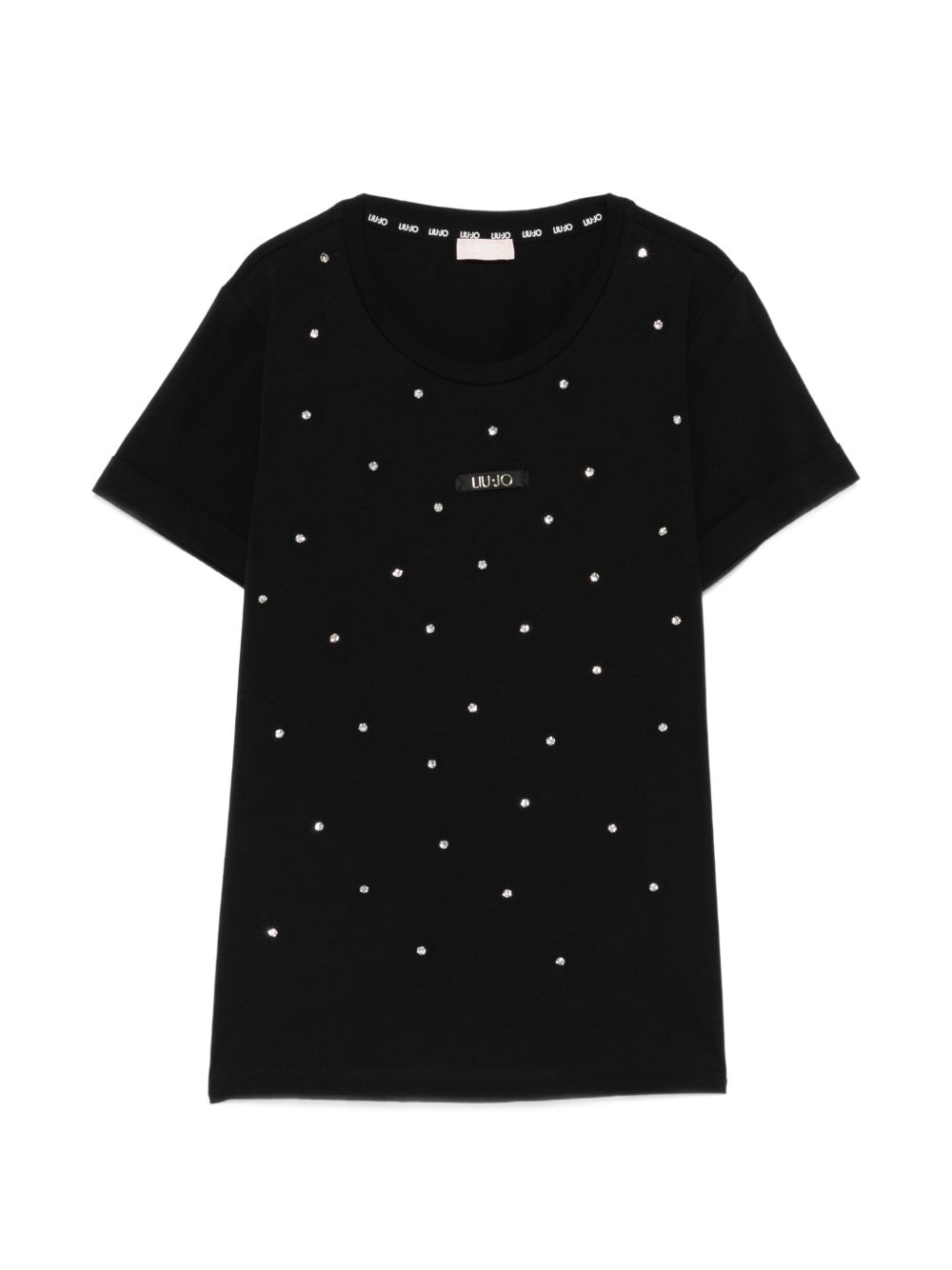 T-shirt con patch logo 