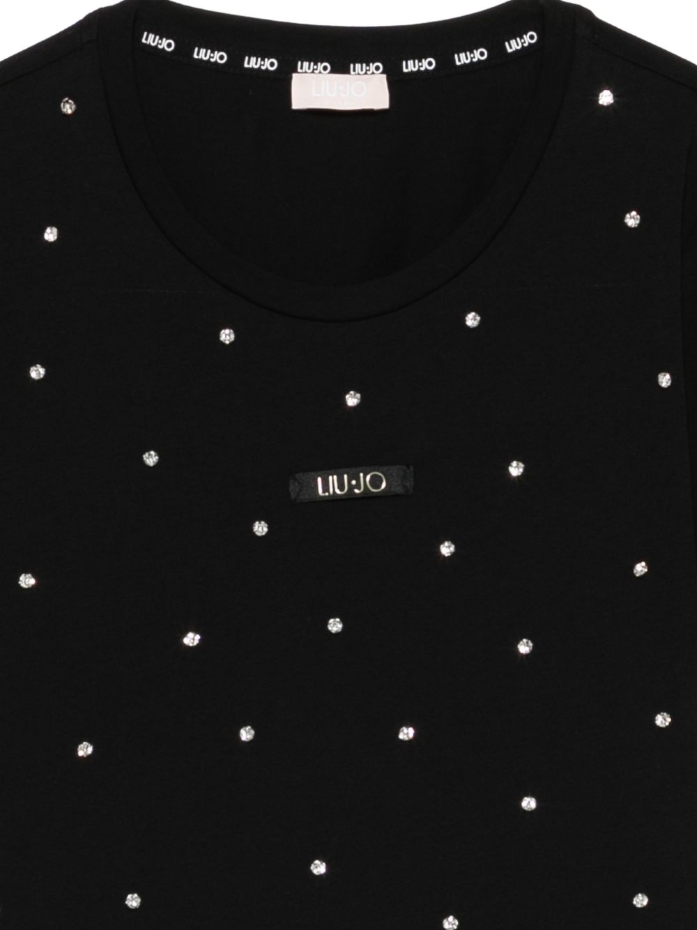 T-shirt con patch logo 