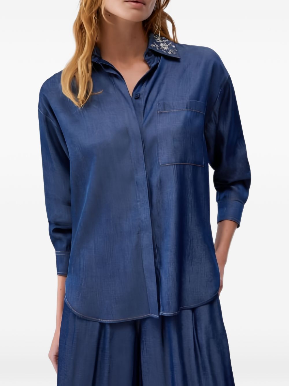 LIU*JO Blue denim UA6274D489477000NORMAL WASH