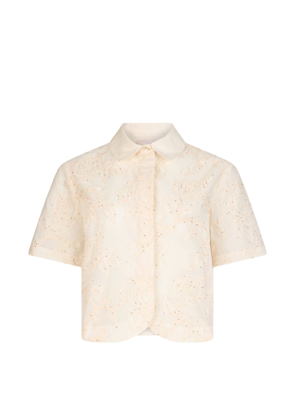 LIU*JO white WA6508T472AP9417NATURAL FLOWER SEQUI