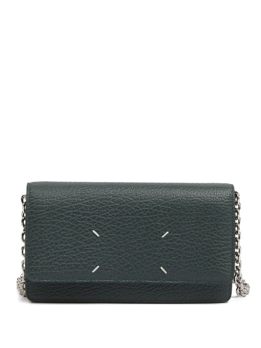 Portafoglio Four Stitches con catena 
