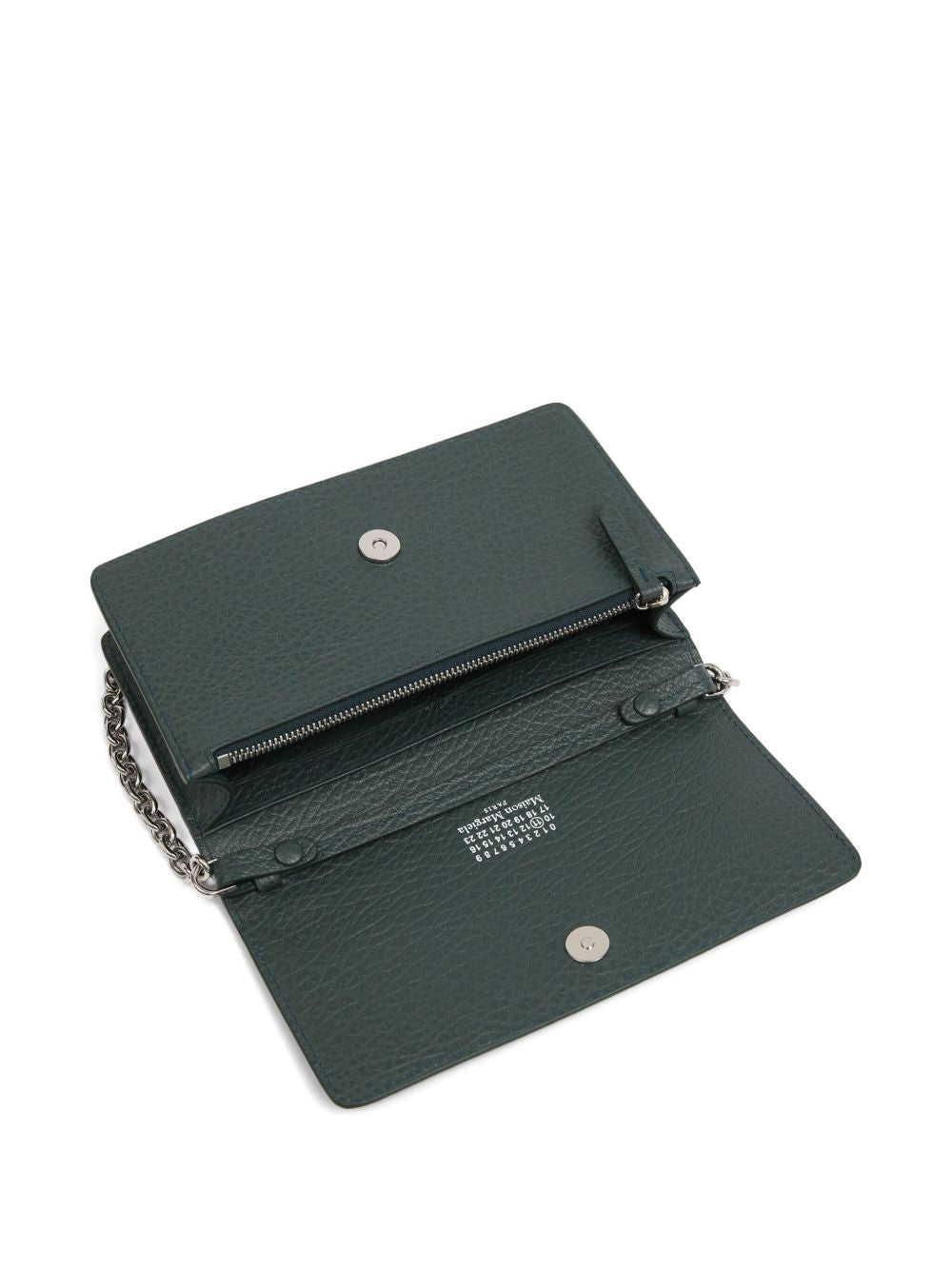 Portafoglio Four Stitches con catena 