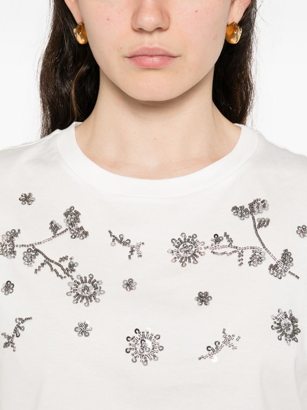 T-shirt WKDAGILE a fiori 2615971061600WKDAGILE003 MAX MARA Weekend