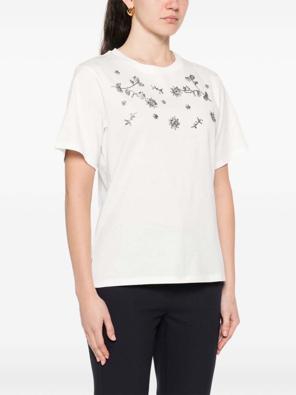 T-shirt WKDAGILE a fiori 2615971061600WKDAGILE003 MAX MARA Weekend