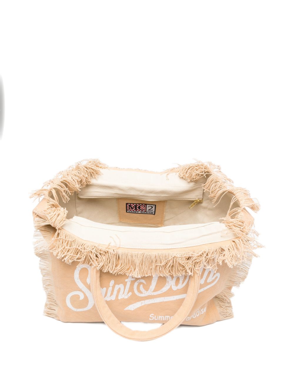 Borsa tote Vanity con frange 