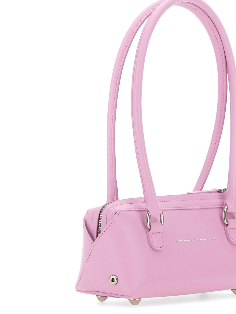 Borsa a spalla Bauletto J mini in pelle con zip 