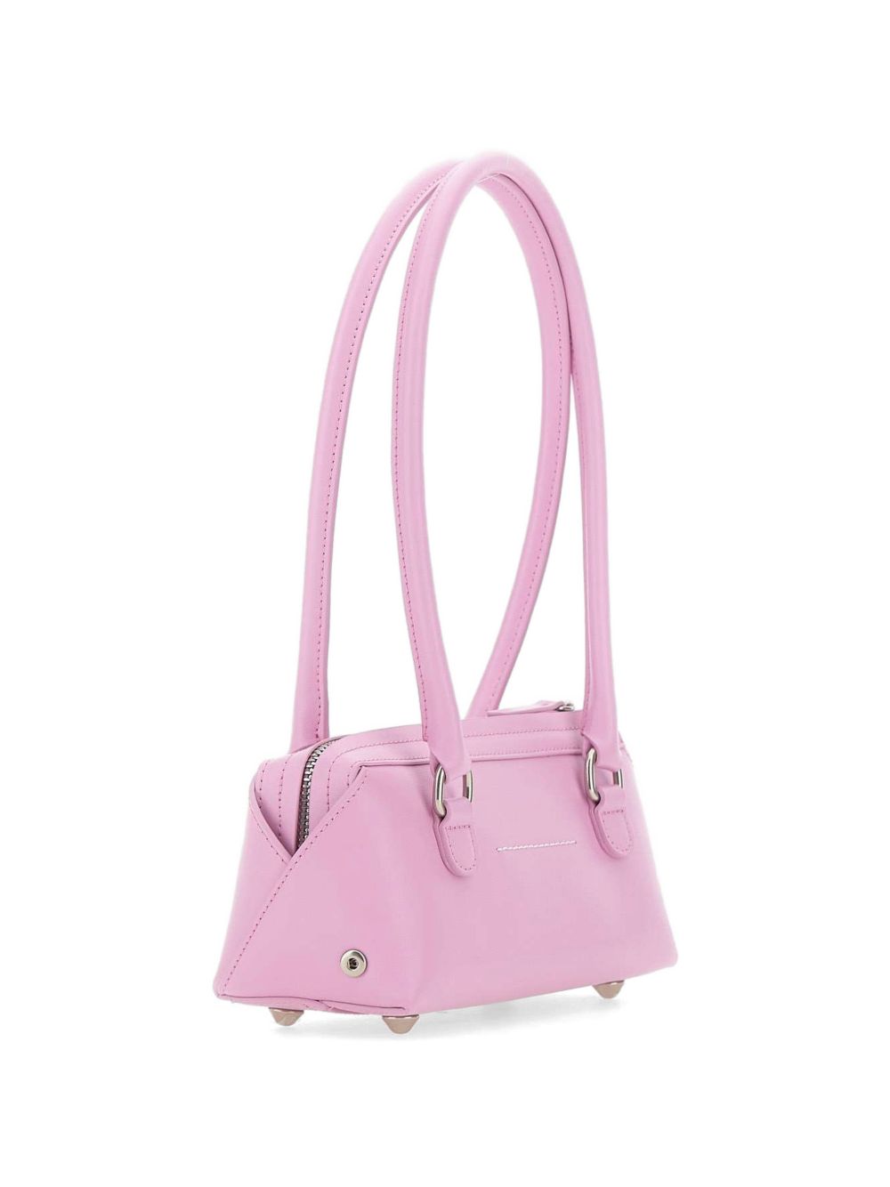 Borsa a spalla Bauletto J mini in pelle con zip 