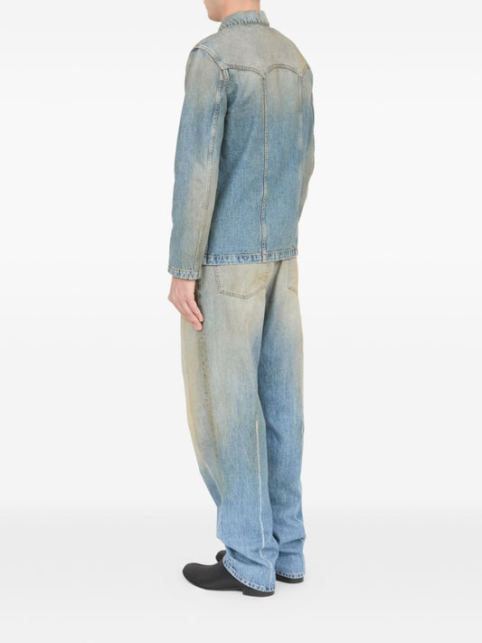 Giacca denim con tasche 