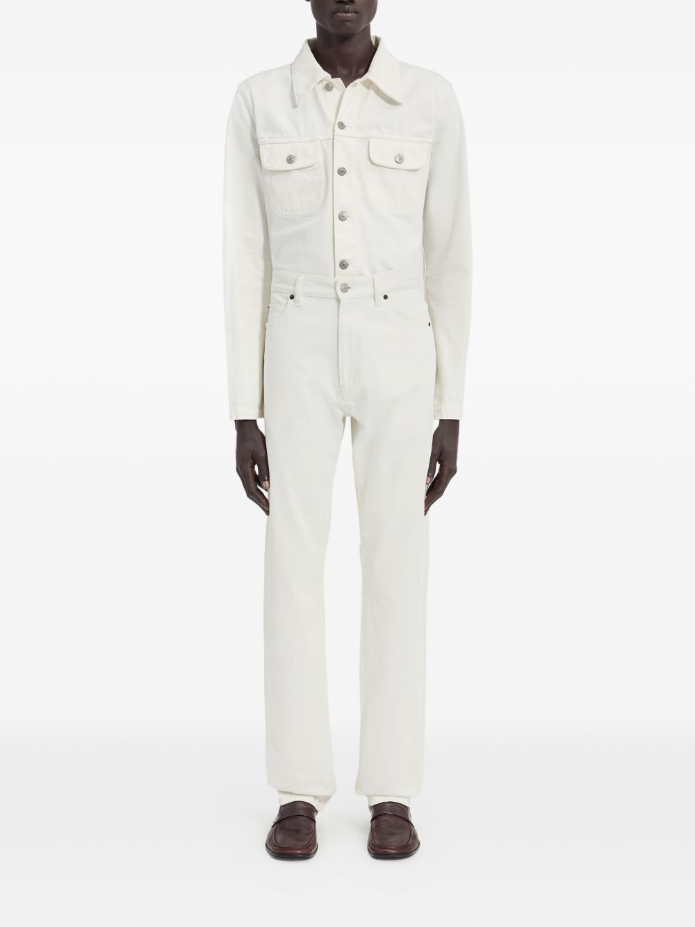 Jeans dritti in cotone 