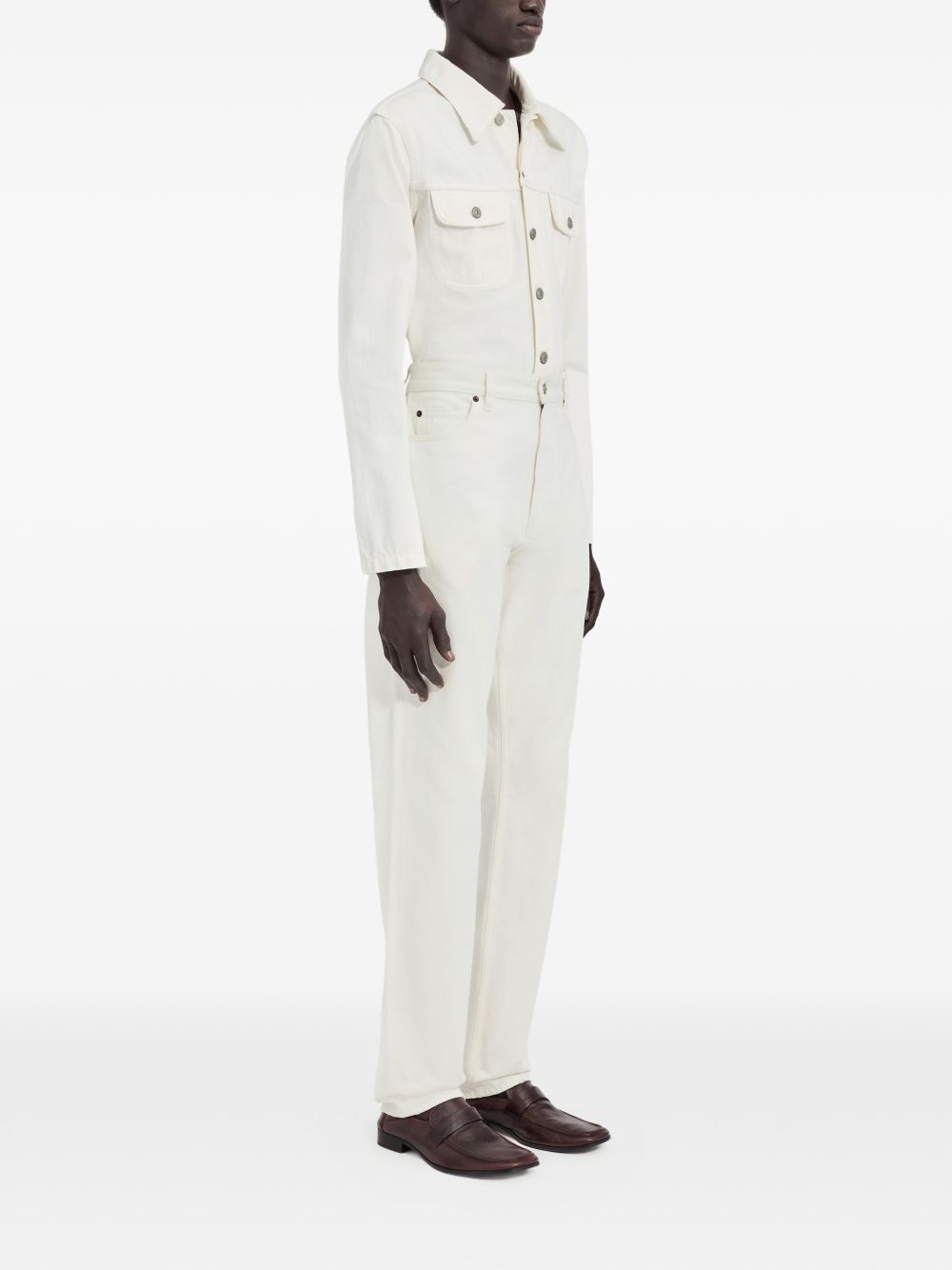 Jeans dritti in cotone 