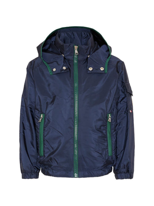 Giacca con cappuccio e zip 