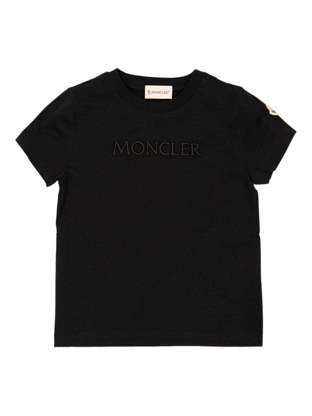 T-shirt con logo goffrato 