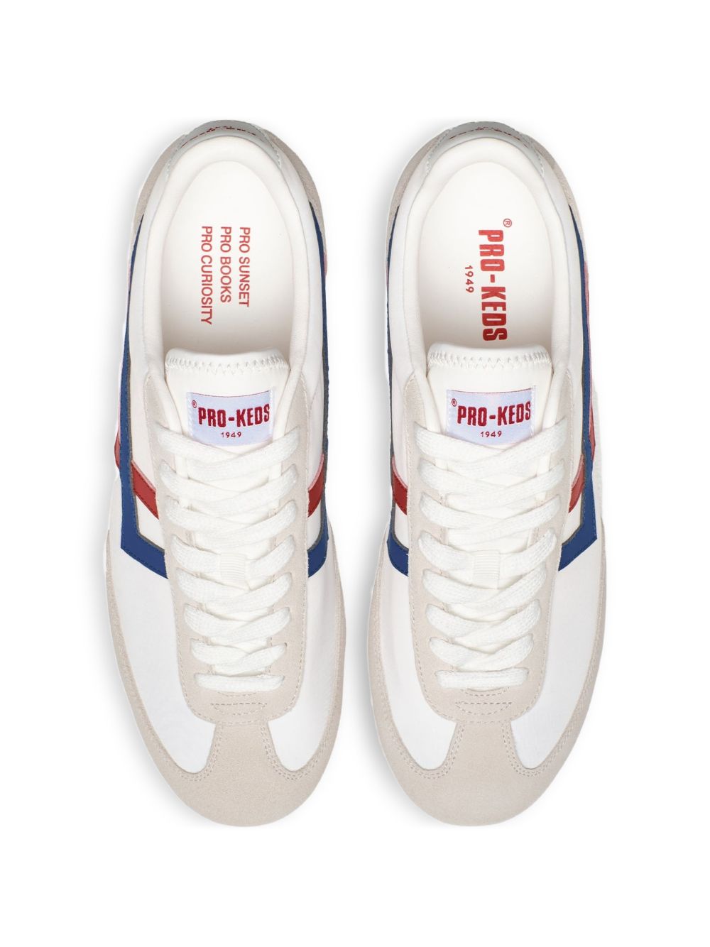 PRO-KEDS R7226SLW*WHITE/REDBLU