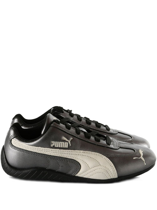 sneakers con finitura metallizzata 