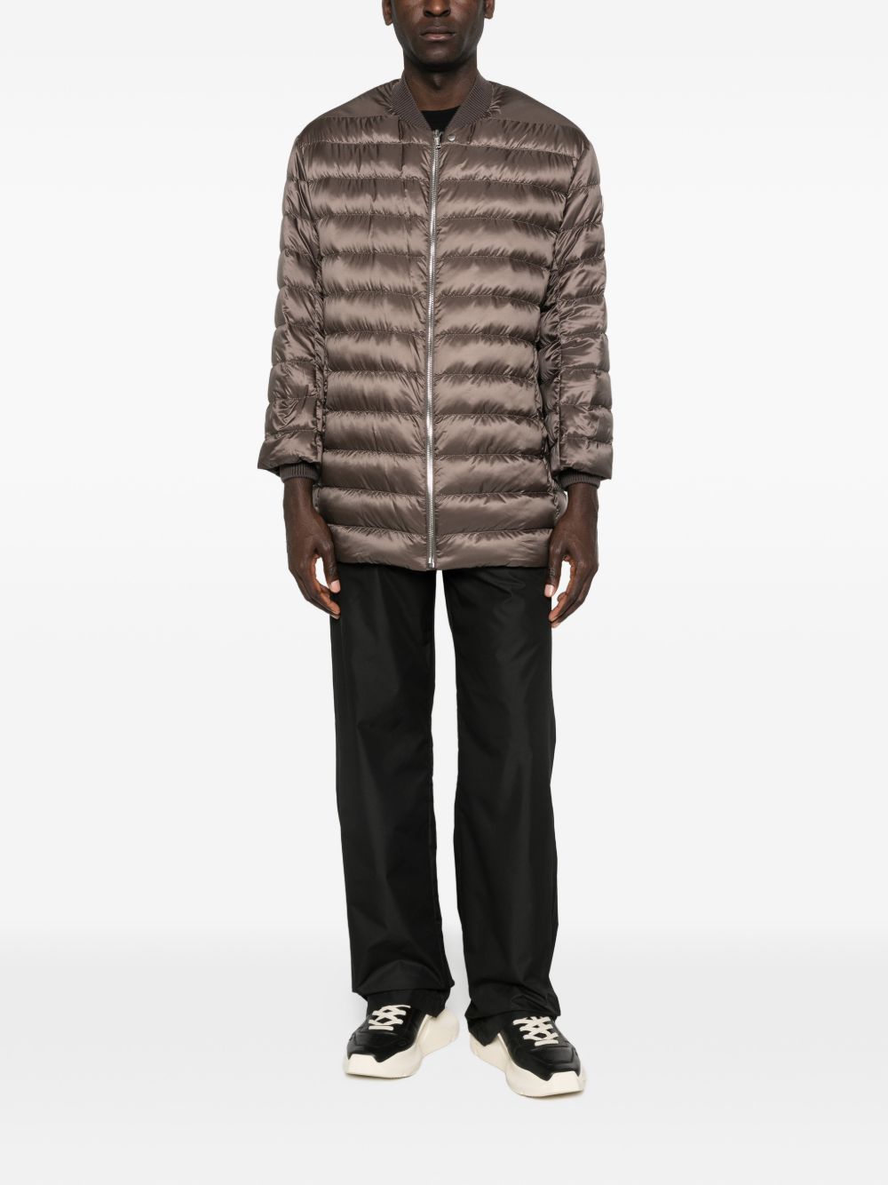 Piumino con zip 