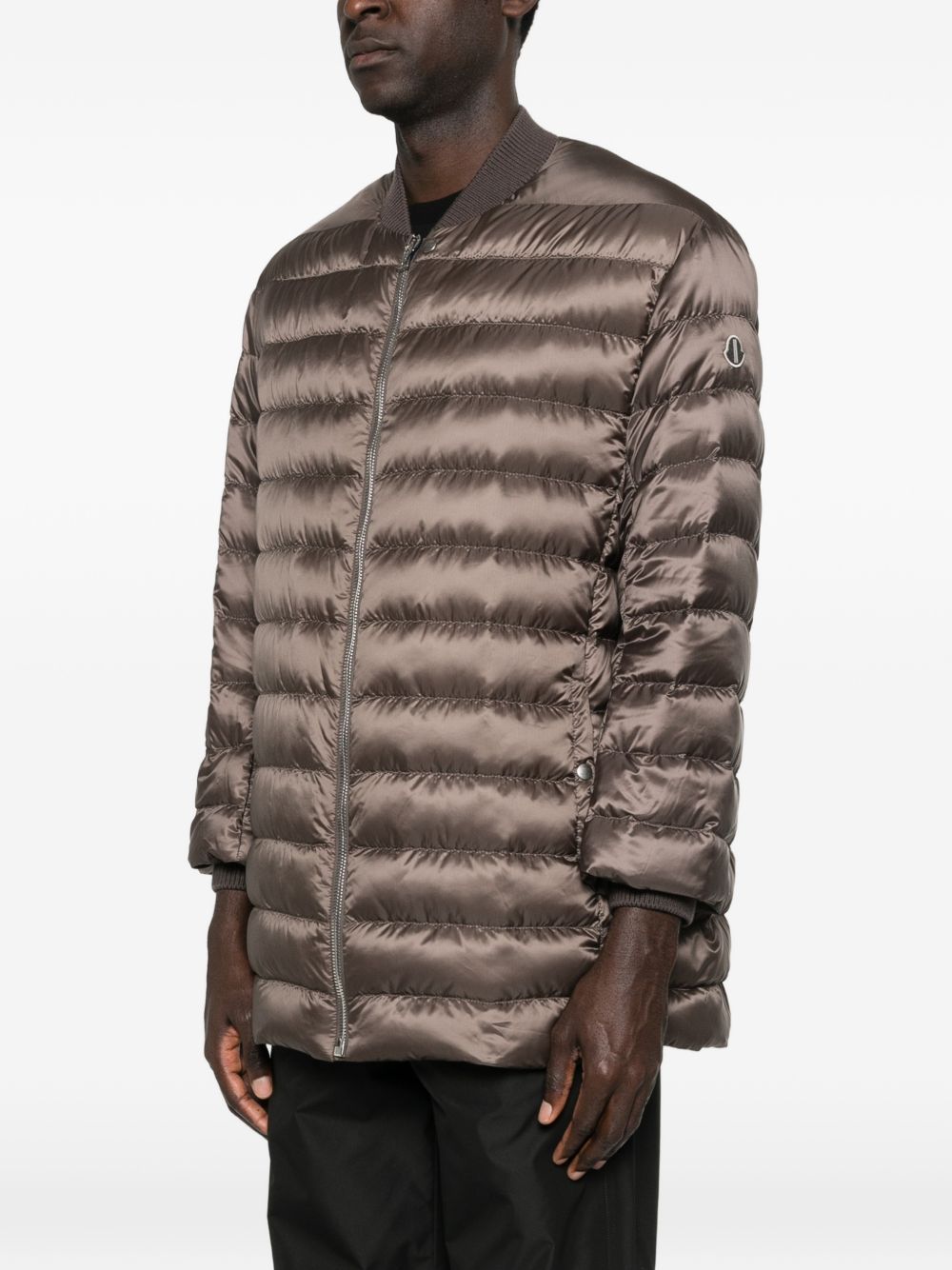 Piumino con zip 