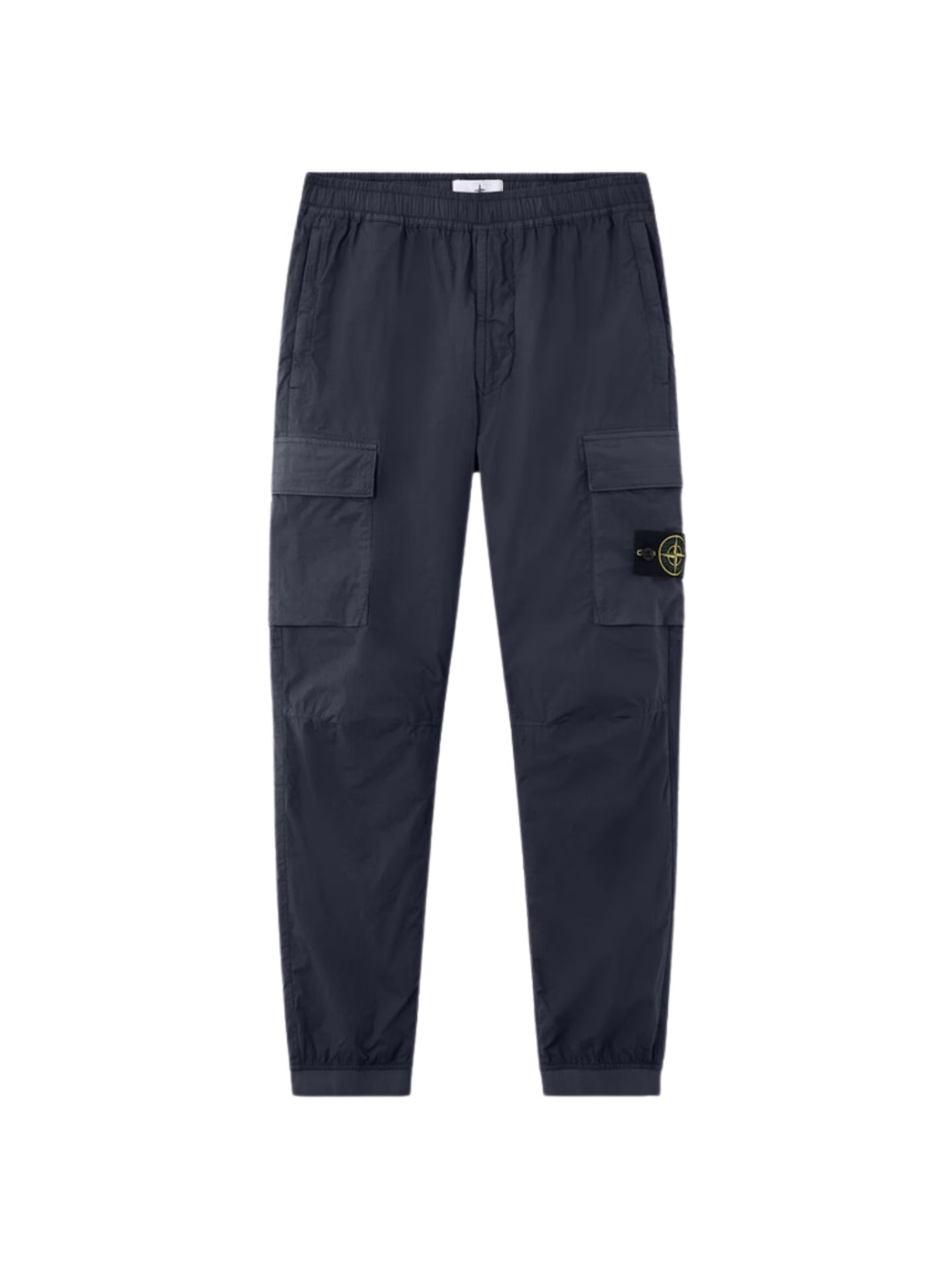 Pantalone cargo vestibilità regular tapered con vita elasticizzata 