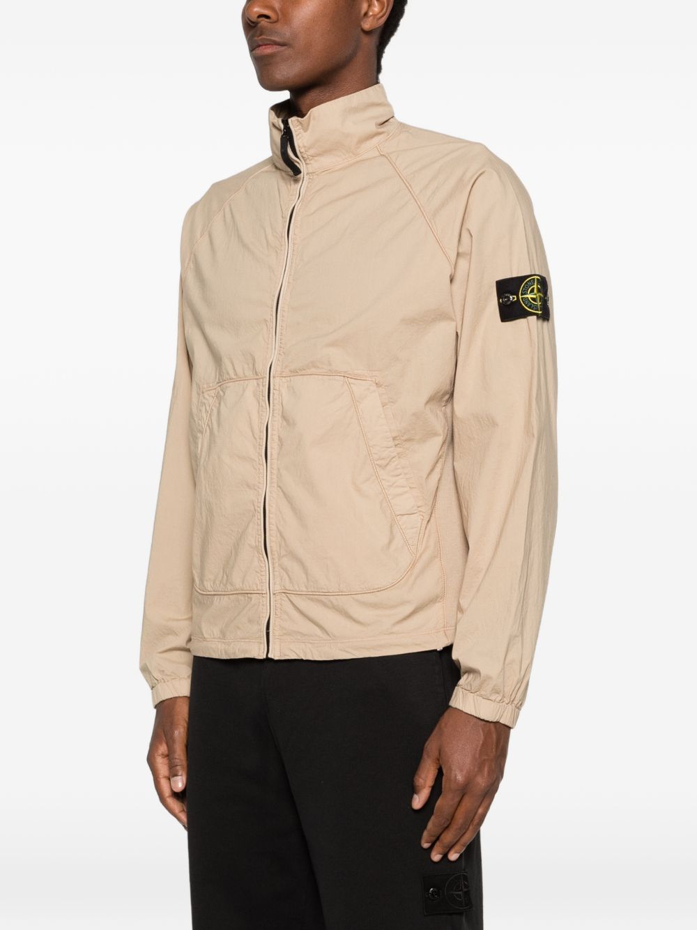 giacca con patch logo 