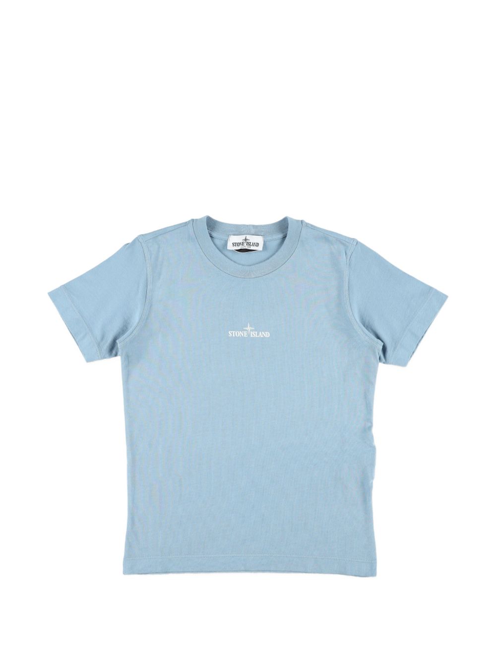 T-shirt con logo e motivo bussola 