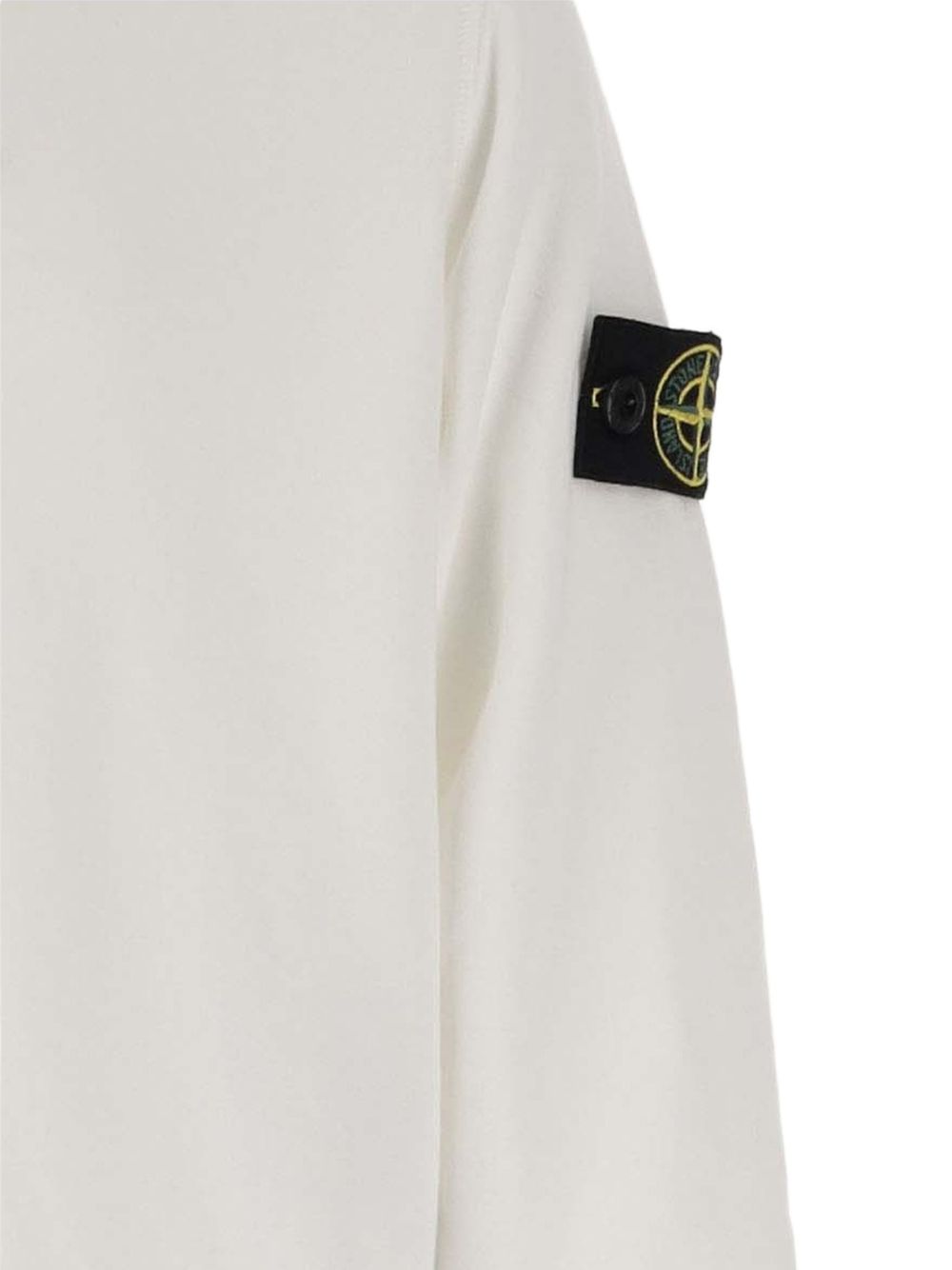 Maglia in cotone con applicazione logo 