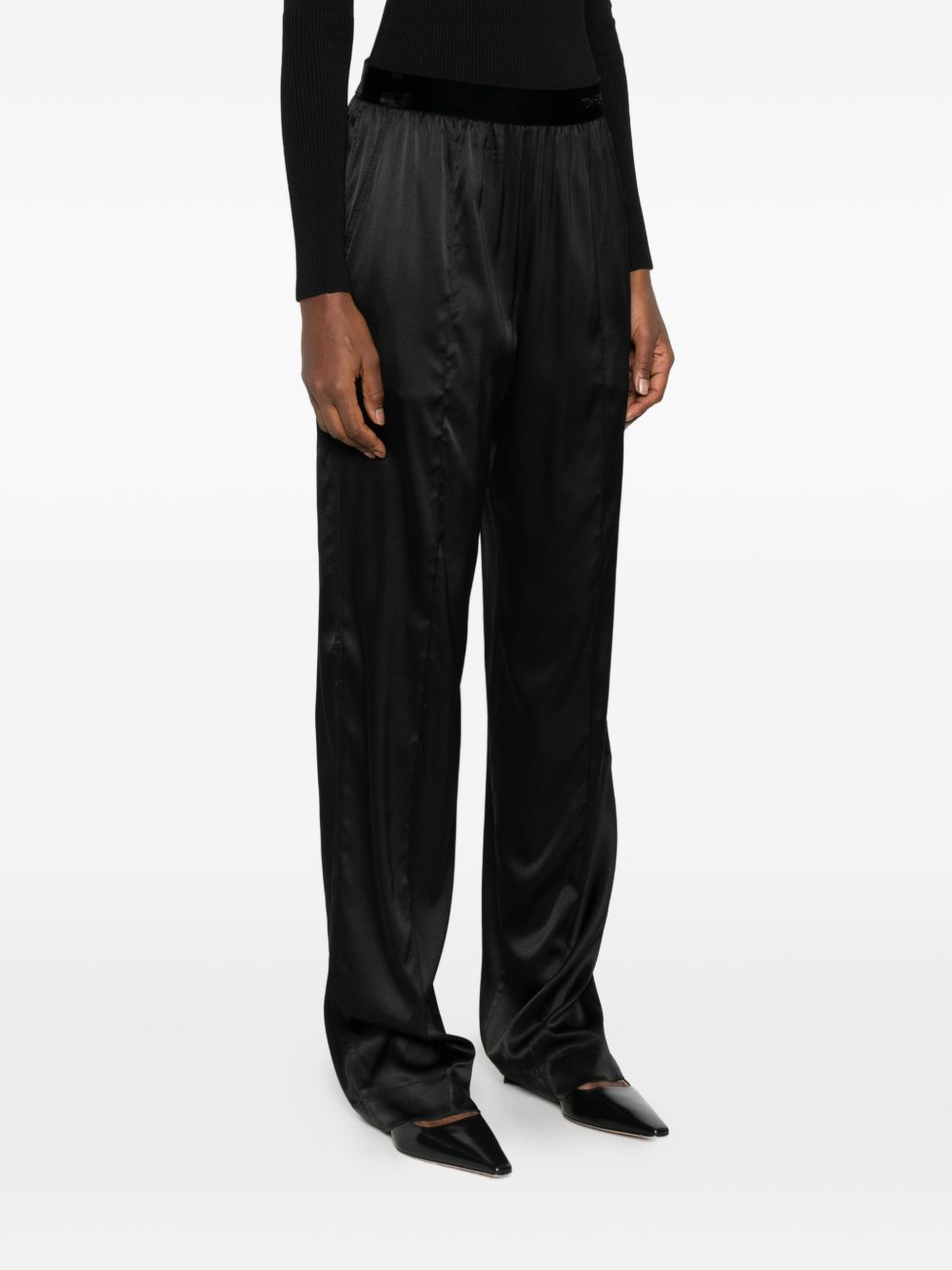 Pantaloni in raso 