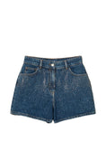 Load image into Gallery viewer, Shorts denim con strass 
