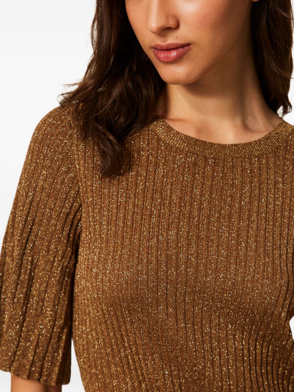 TWINSET 261TP304013361WOOD LUREX ORO