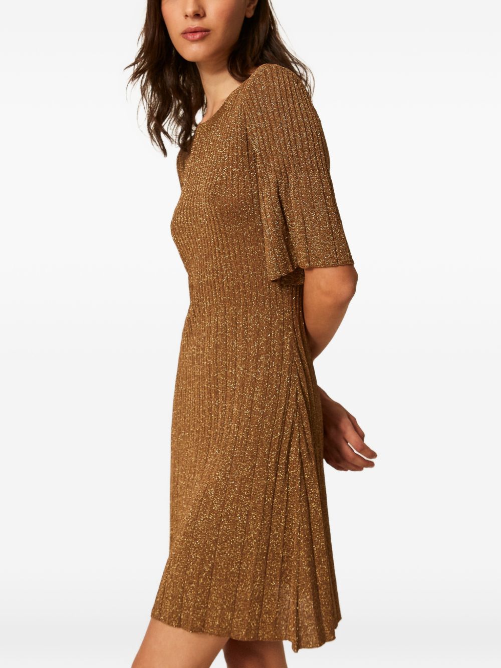 TWINSET 261TP304013361WOOD LUREX ORO