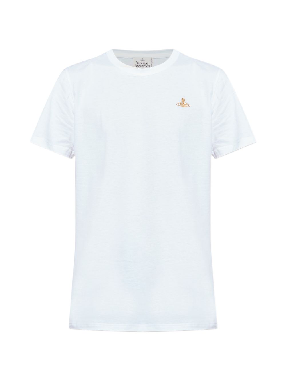 T-shirt con logo ricamato 