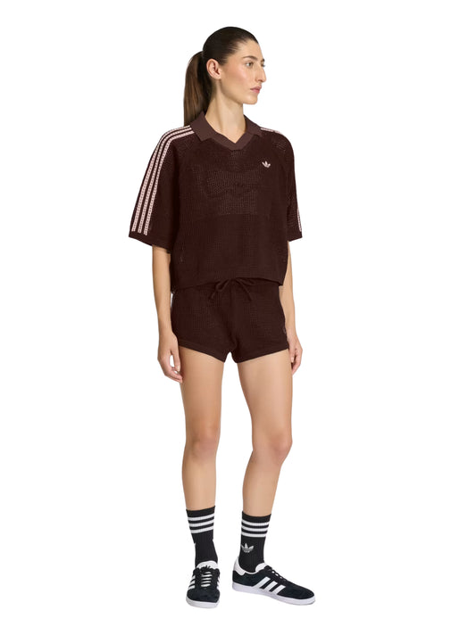 POLO a uncinetto lavorato a maglia 