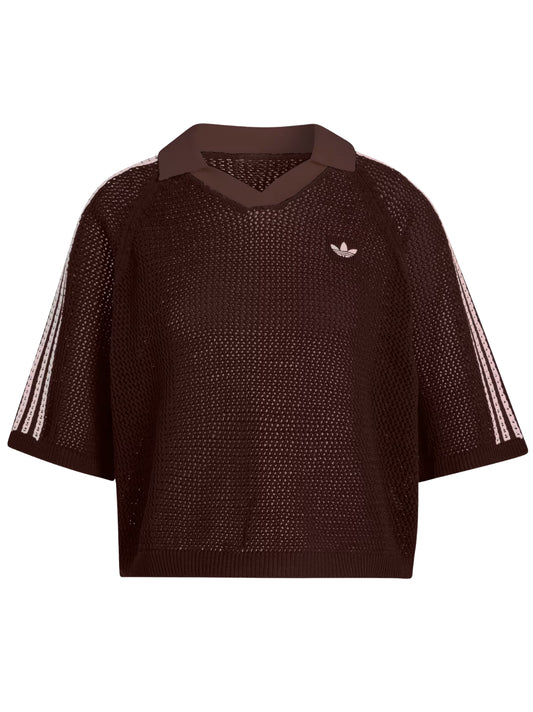 POLO a uncinetto lavorato a maglia 