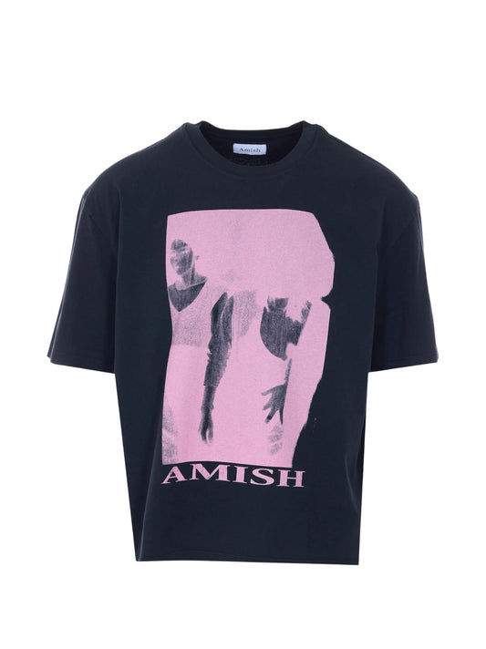 AMISH AMU144CR580569*C0073MAGIC DYED WASHED BLACK