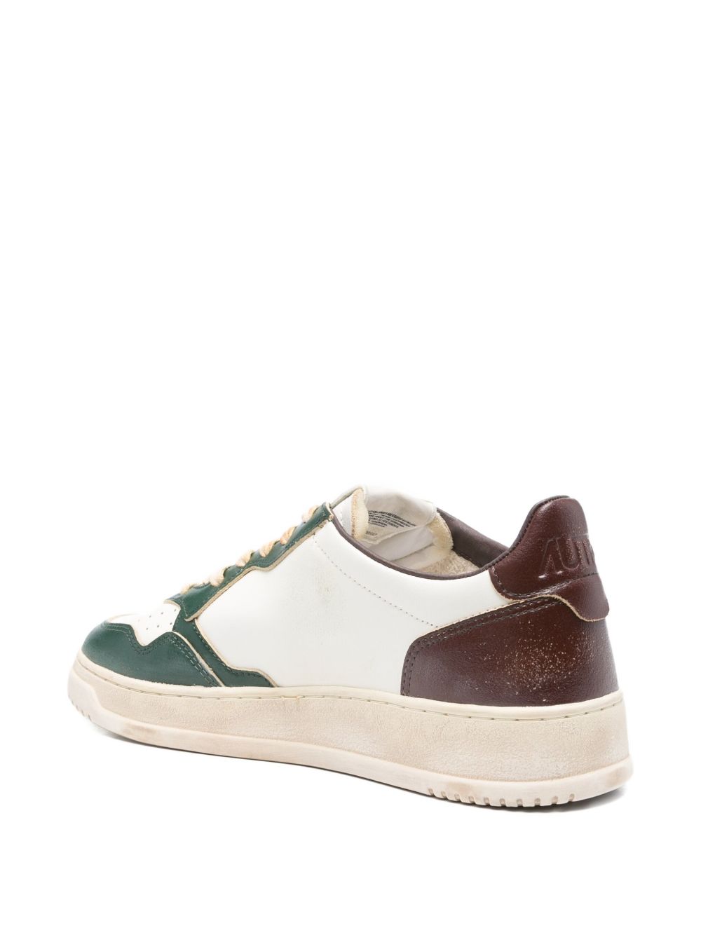 Sneakers con inserti in pelle 