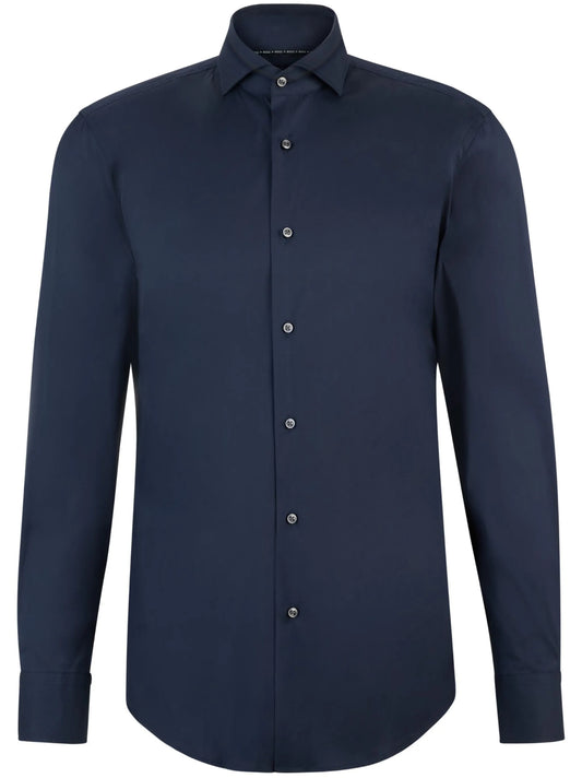 Camicia con collo ampio 