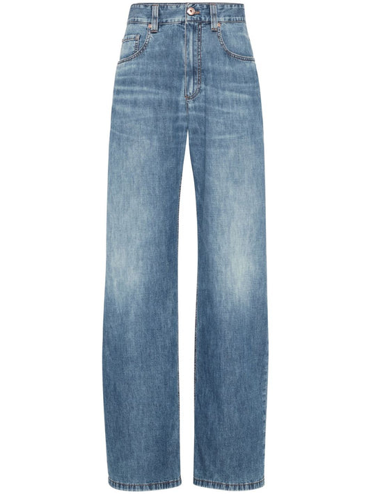 BRUNELLO CUCINELLI MH192P5565C8982BLU VINTAGE DENIM